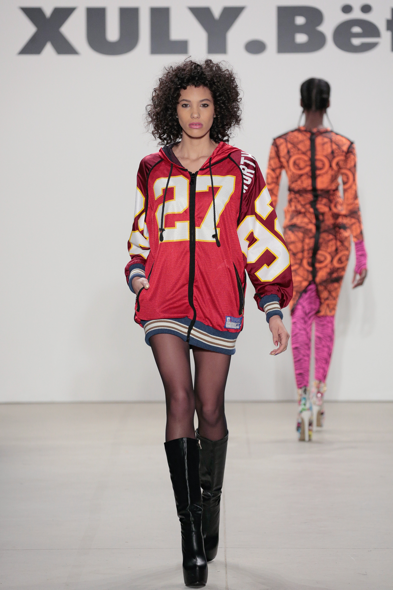 Owning the runway in Xuly.Bët in New York, February 2016Randy Brooke/WireImage
